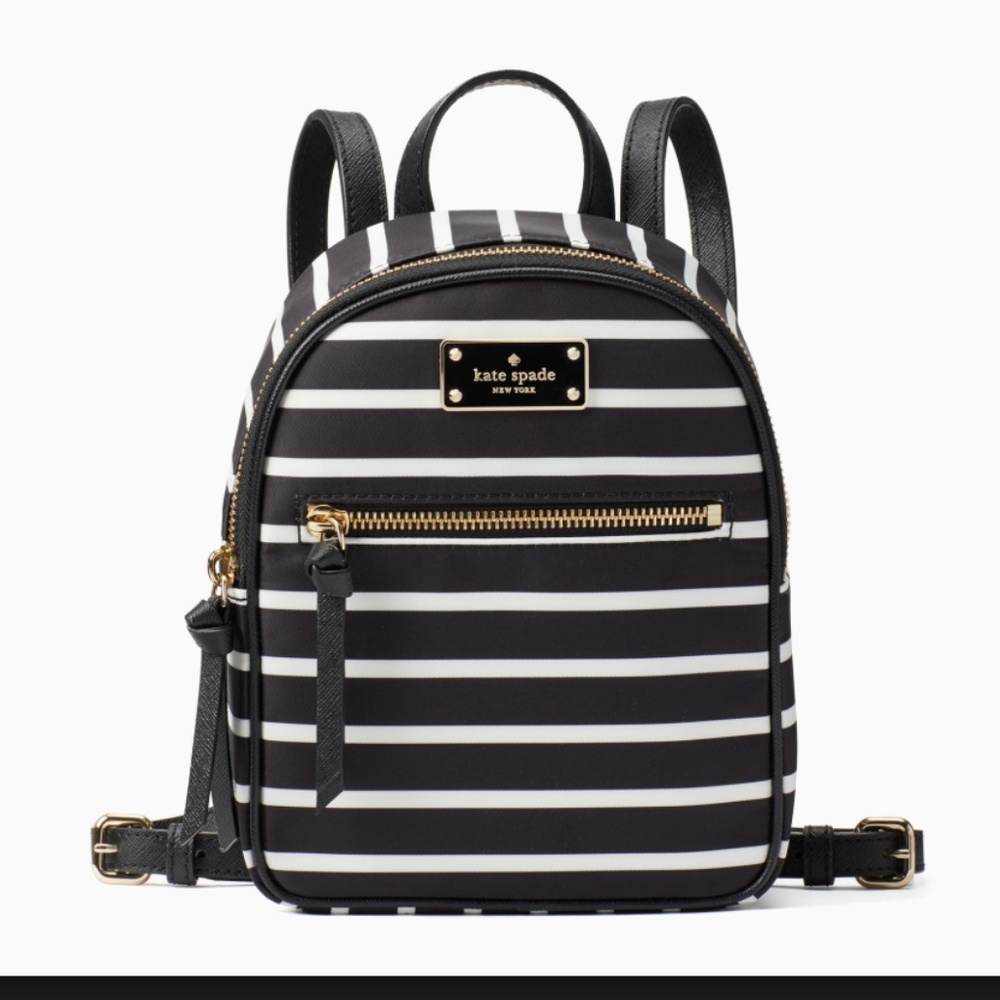 NEW Kate Spade Mini Bradley Backpack French Stripe